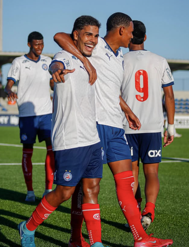Bahia goleia Vasco e sobe na classificação do Campeonato Brasileiro Sub-20
