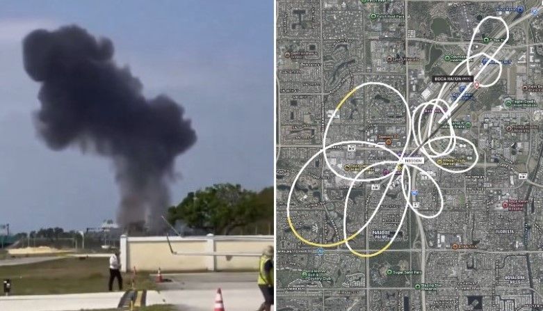 Vídeo: avião cai 20 minutos após decolar na Flórida; três pessoas morreram