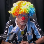 Farid se veste de palhaço em goleada e dispara: 'Maior vergonha da história do Grêmio'