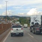 Saída do feriadão tem trânsito lento e congestionamento em BH; veja trechos