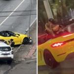 Vídeo mostra momento antes de Porsche bater e deixar passageira em estado grave em BH