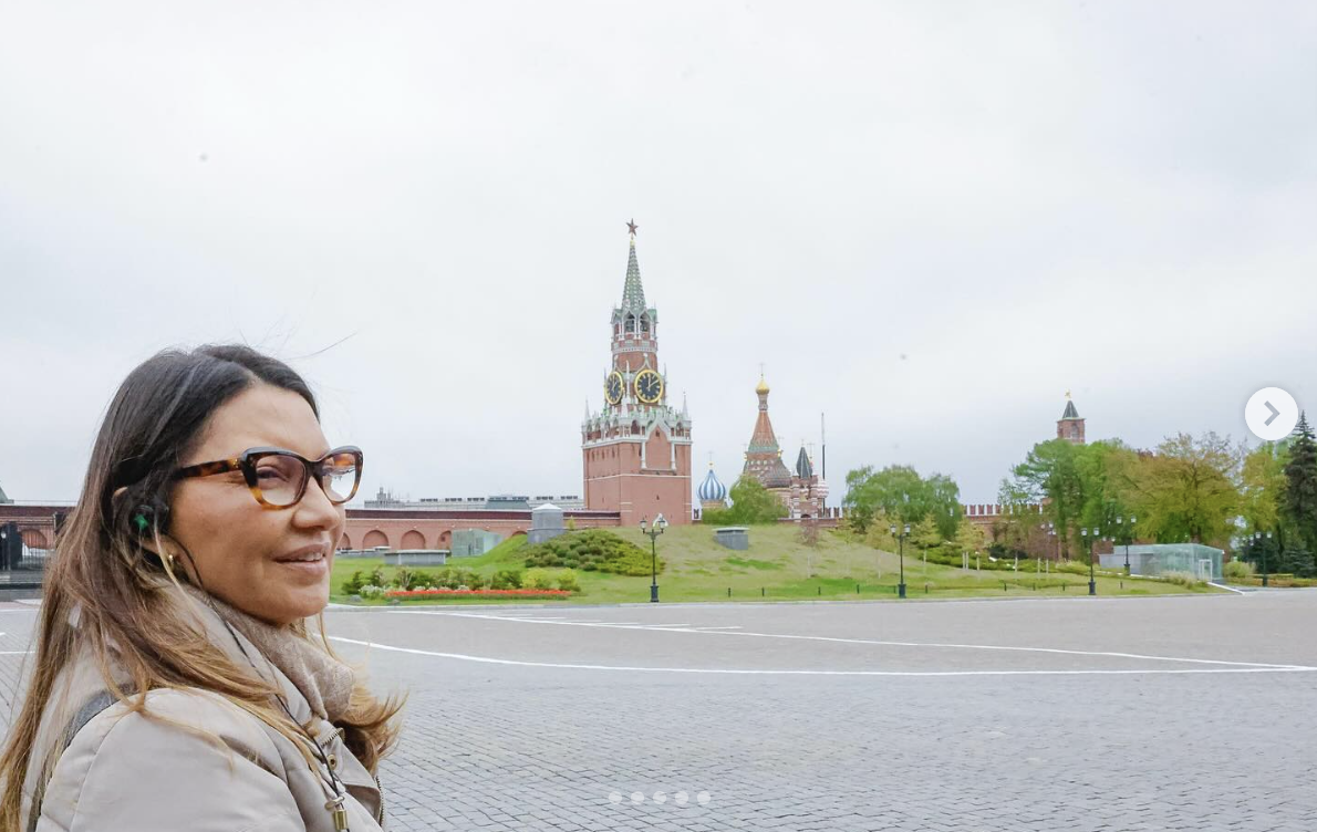 Em viagem a Moscou sem Lula, Janja visita o Kremlin, sede do governo russo
