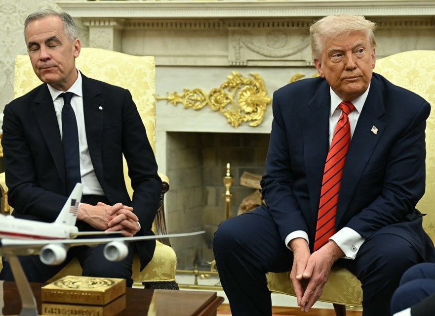 Em reunião com Trump, primeiro ministro do Canadá diz que país 'nunca estará a venda'