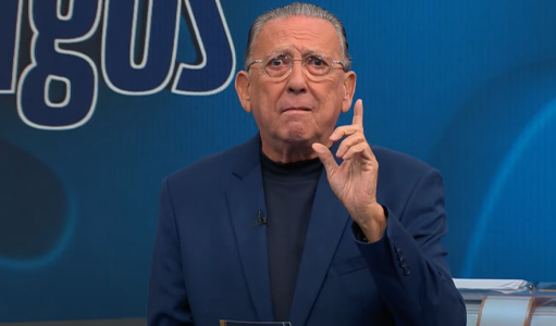 Galvão Bueno no programa 'Galvão e Amigos'