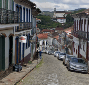 Rua Conde de Bobadela, em Ouro Preto