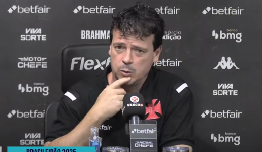 Fernando Diniz se disse muito feliz por ter escolhido o Vasco para treinar