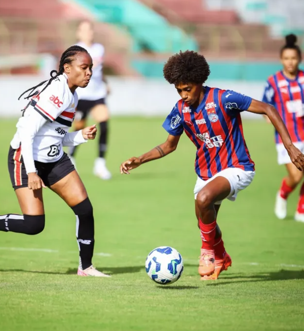 Brasileiro Feminino: São Paulo bate Bahia de virada e chega a três jogos invicto