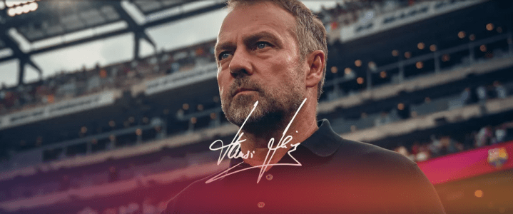 Hansi Flick, técnico do Barcelona