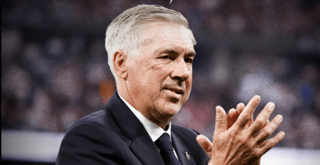 Carlo Ancelotti no comando do Real Madrid