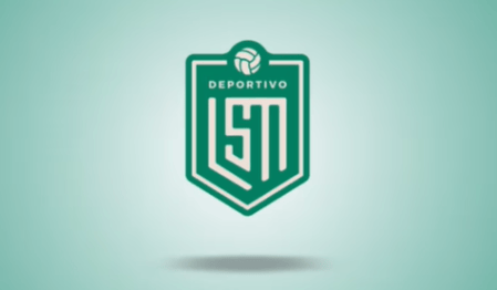 Escudo do Deportivo LSM, time de Luis Suárez e Messi