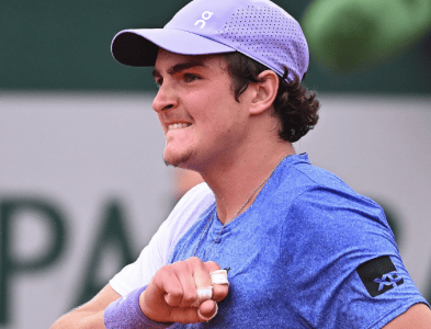 João Fonseca durante Roland Garros