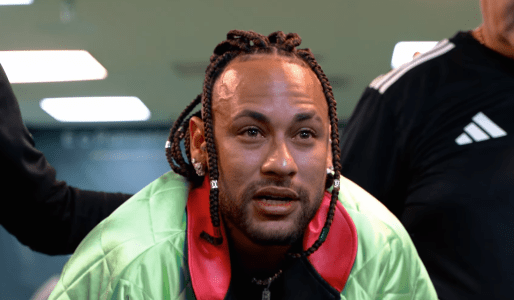 Neymar chorou em discurso antes da final da Kings League Brazil