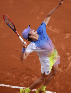 João Fonseca durante Roland Garros