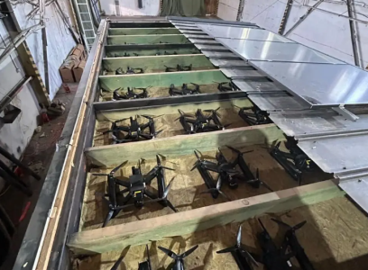 Imagem revela drones militares ucranianos em localização não divulgada