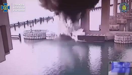 Ucrânia ataca ponte da Crimeia
