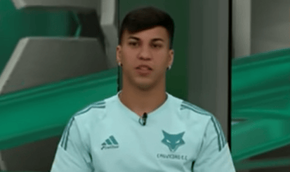 Kaio Jorge, atacante do Cruzeiro, em entrevista ao Jogo Aberto, da TV Band
