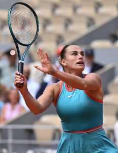 Aryna Sabalenka durante Roland Garros 2025