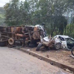 Motorista de caminhão morre em grave acidente no Contorno Rodoviário do Vale do Aço