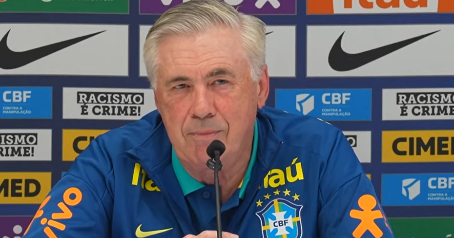 Ancelotti revela o que espera da estreia pela Seleção Brasileira