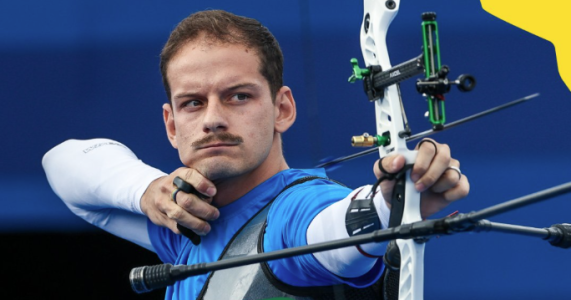 Marcus D'Almeida na Copa do Mundo de Tiro com Arco