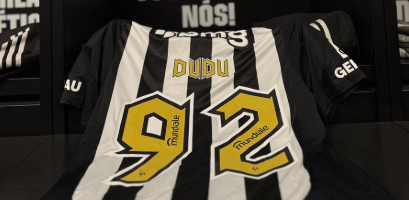 Camisa de Dudu na Arena MRV, do Atlético