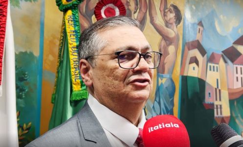 Ministro do STF, Flávio Dino concedeu entrevista à Itatiaia em um evento no Tribunal de Contas do Estado de Minas Gerais (TCE-MG)