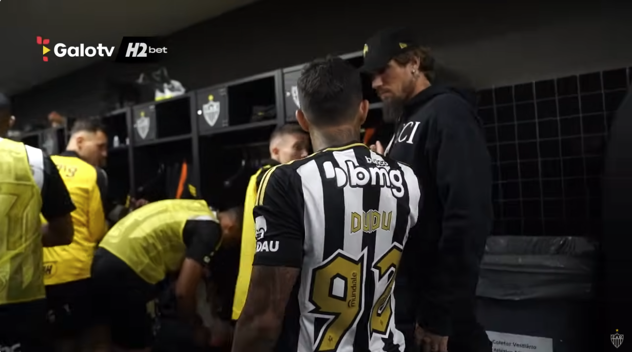 Vitória do Atlético tem discurso de Hulk, abraço de Dudu e Lyanco e festa para atacante