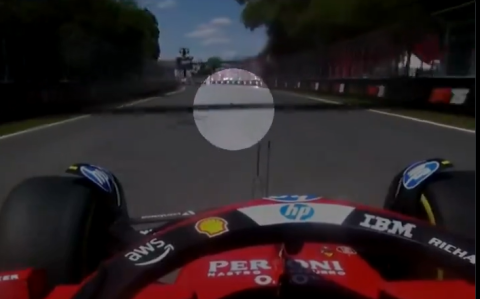 Momento em que Lewis Hamilton atropelou uma marmota no GP do Canadá