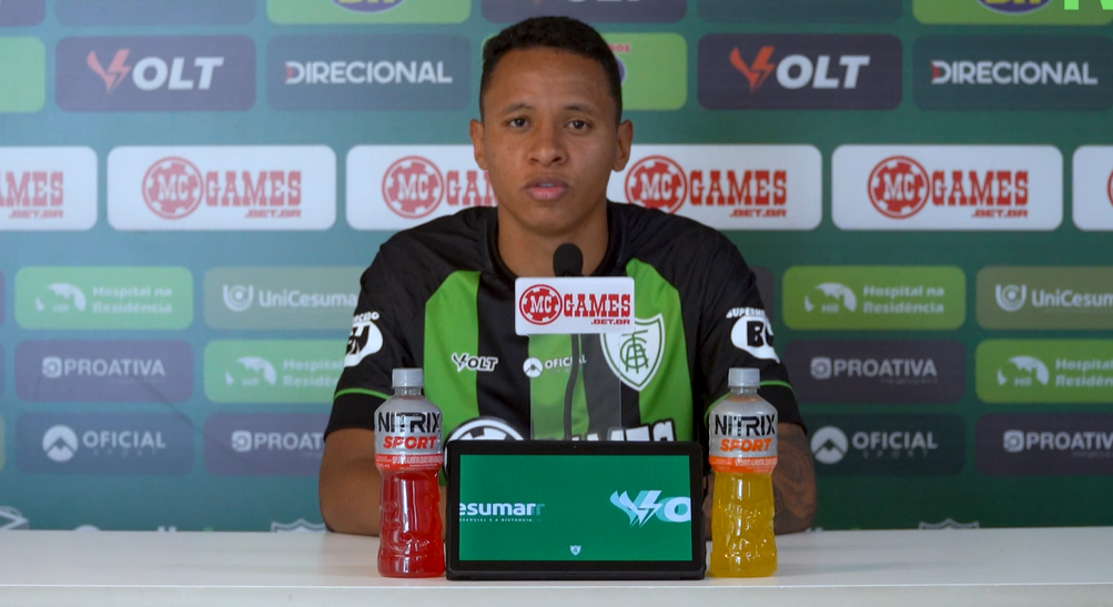 Apresentado no América, Arthur Sousa revela inspiração em ídolo do Cruzeiro