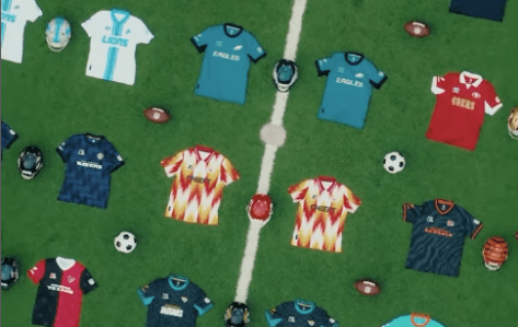 Coleção da NFL 'transforma' uniformes da liga em camisas de futebol