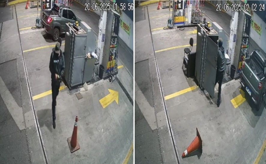 Frentista é amarrado e agredido durante assalto a posto de combustível em BH