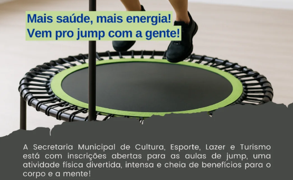 Santana da Vargem oferece aulas gratuitas de jump