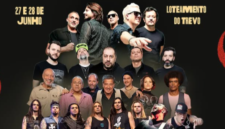 Evento tem entrada solidária.