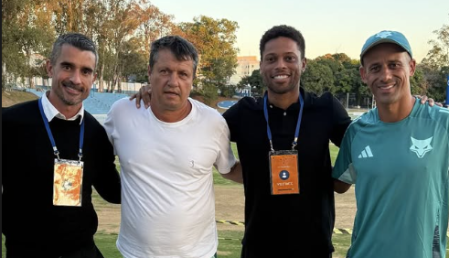 André Felipe em visita à Toca da Raposa I