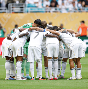 Elenco do Real Madrid durante Mundial de Clubes da Fifa