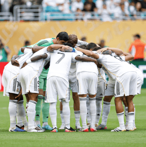 Elenco do Real Madrid durante Mundial de Clubes da Fifa
