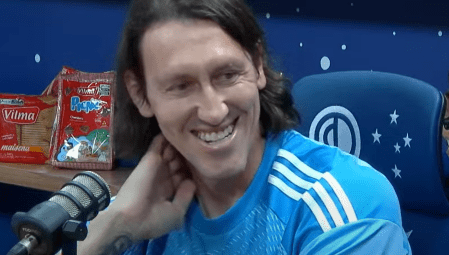 Cássio, goleiro do Cruzeiro, em entrevista ao Cruzeiro Cast, nesta quarta-feira (2)