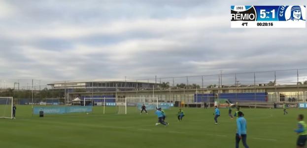 Grêmio venceu o Aimoré com facilidade em amistoso realizado no CT Luiz Carvalho, em Porto Alegre