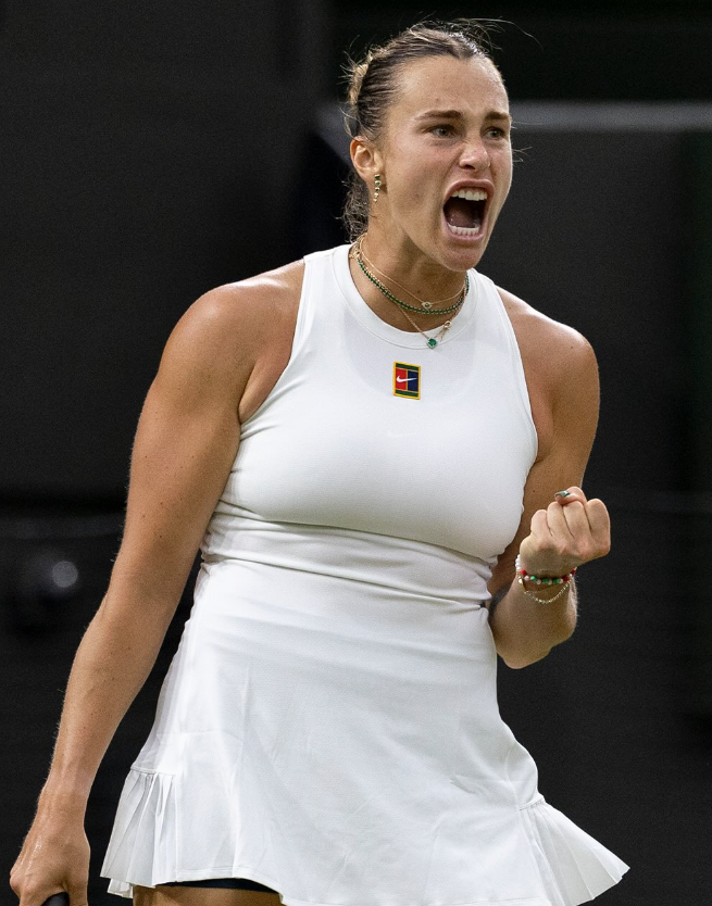 Sabalenka leva susto, mas avança às oitavas de final de Wimbledon