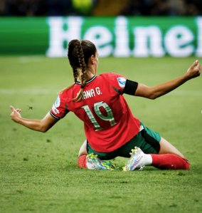 Diana Gomes marcou o gol de Portugal em partida contra a Itália