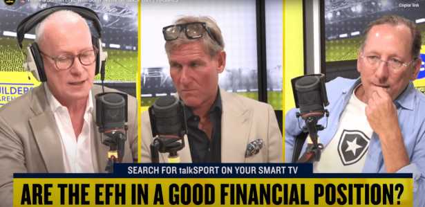 John Textor durante participação no podcast "talkSPORT"