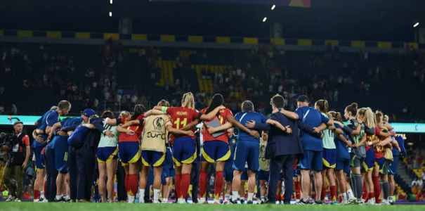 Elenco da Seleção Espanhola Feminino reunido