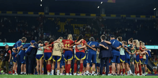 Elenco da Seleção Espanhola Feminino reunido