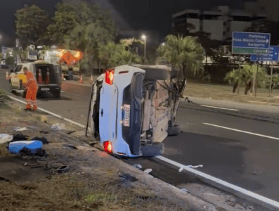 Capotamento Novo Cruzeiro Ipatinga