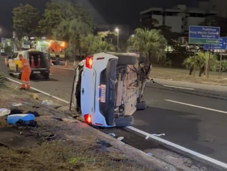 Capotamento Novo Cruzeiro Ipatinga