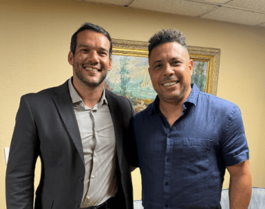 Samir Xaud e Ronaldo Fenômeno juntos nos EUA