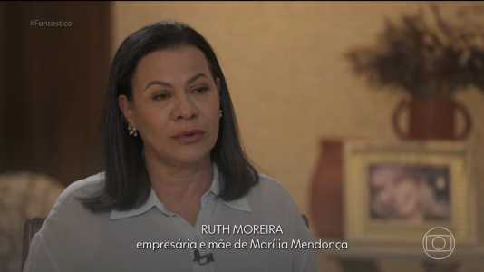 Dona Ruth em participação no Fantástico