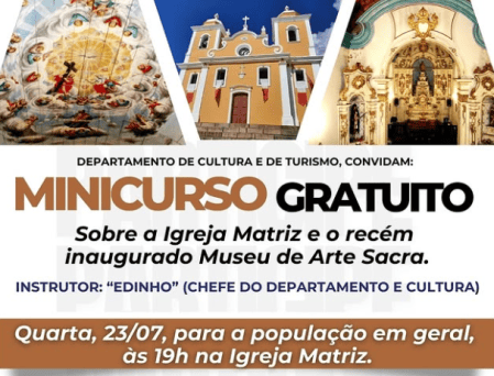 Interessados devem se inscrever no receptivo turístico.