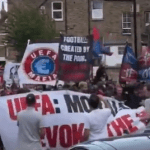 Torcedores de clube inglês protestam contra Uefa após 'rebaixamento europeu'; entenda