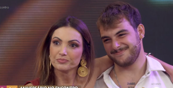 Patrícia Poeta e o filho, Felipe Poeta